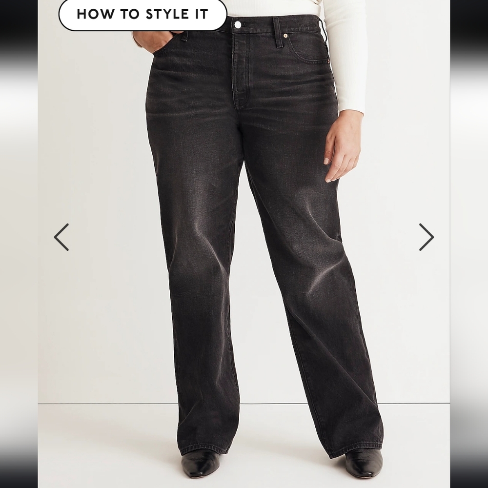 Women's Madewell 33T Low Slung Straight Jean